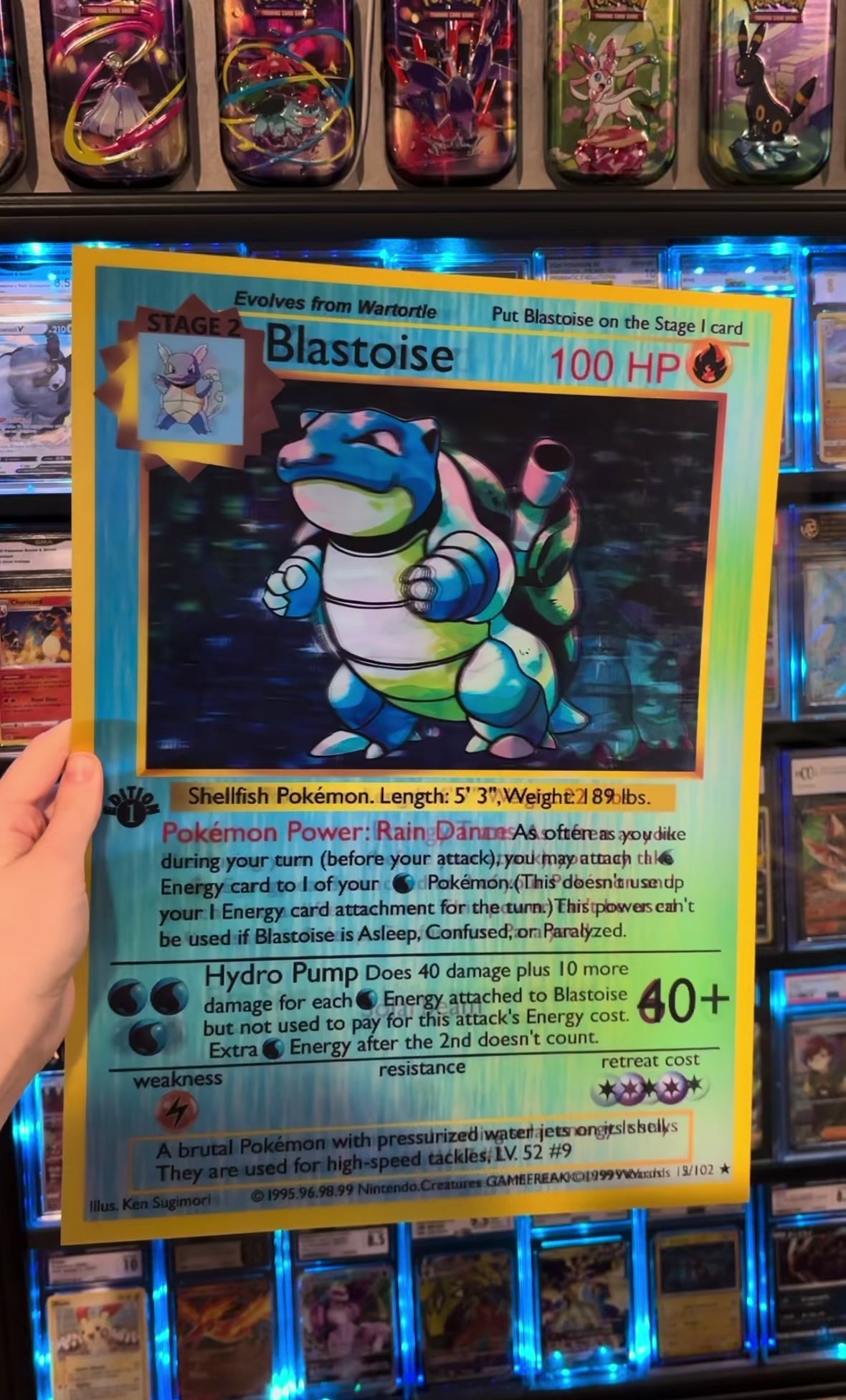 Blastoise, Charizard, Venusaur