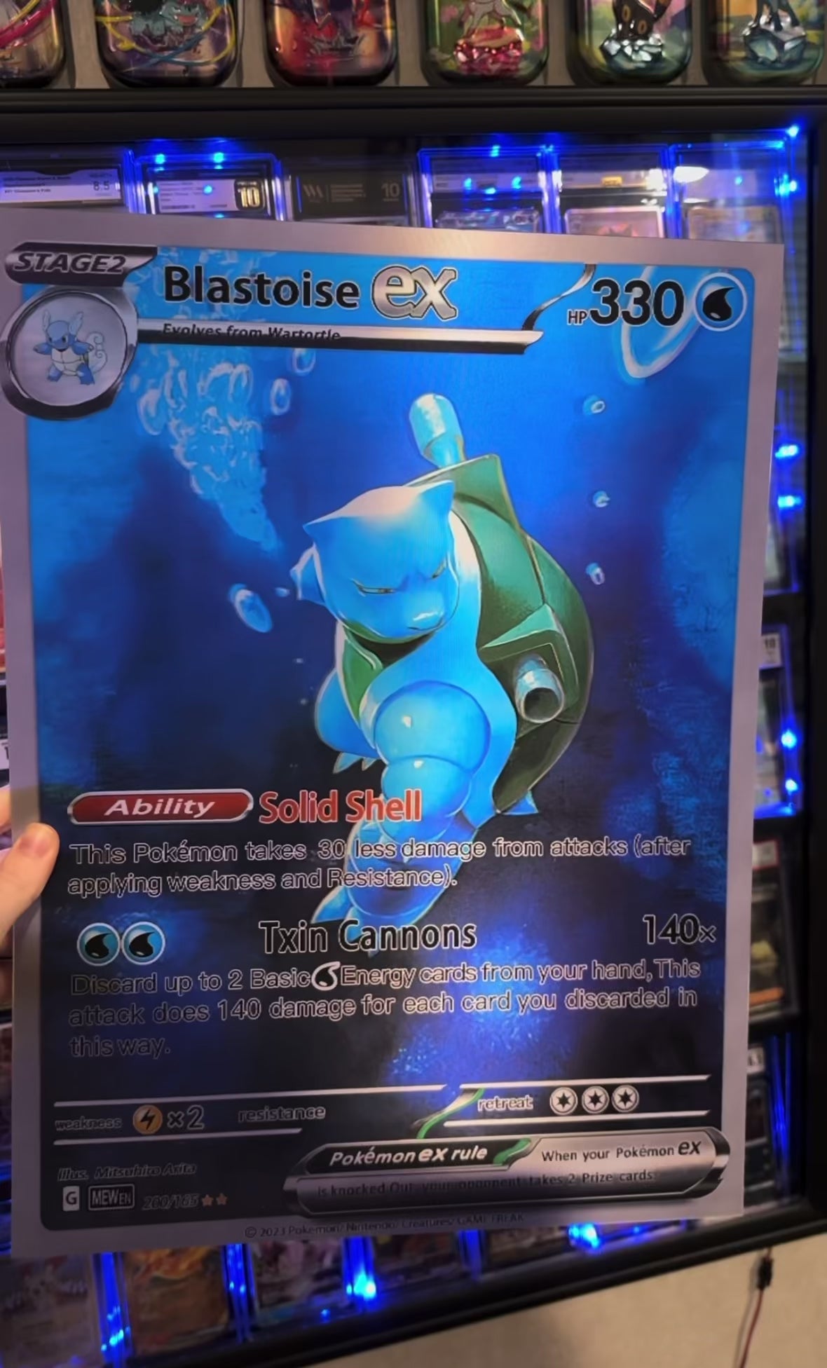 Squirtle, Wartortle, Blastoise ex