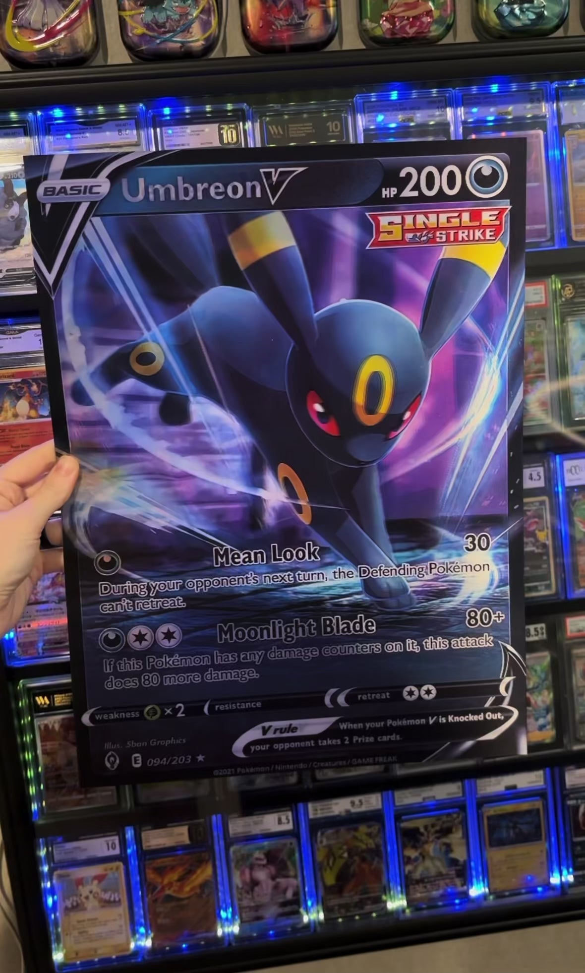 Umbreon V, Leafeon V, Vaporeon V, Pyroli V